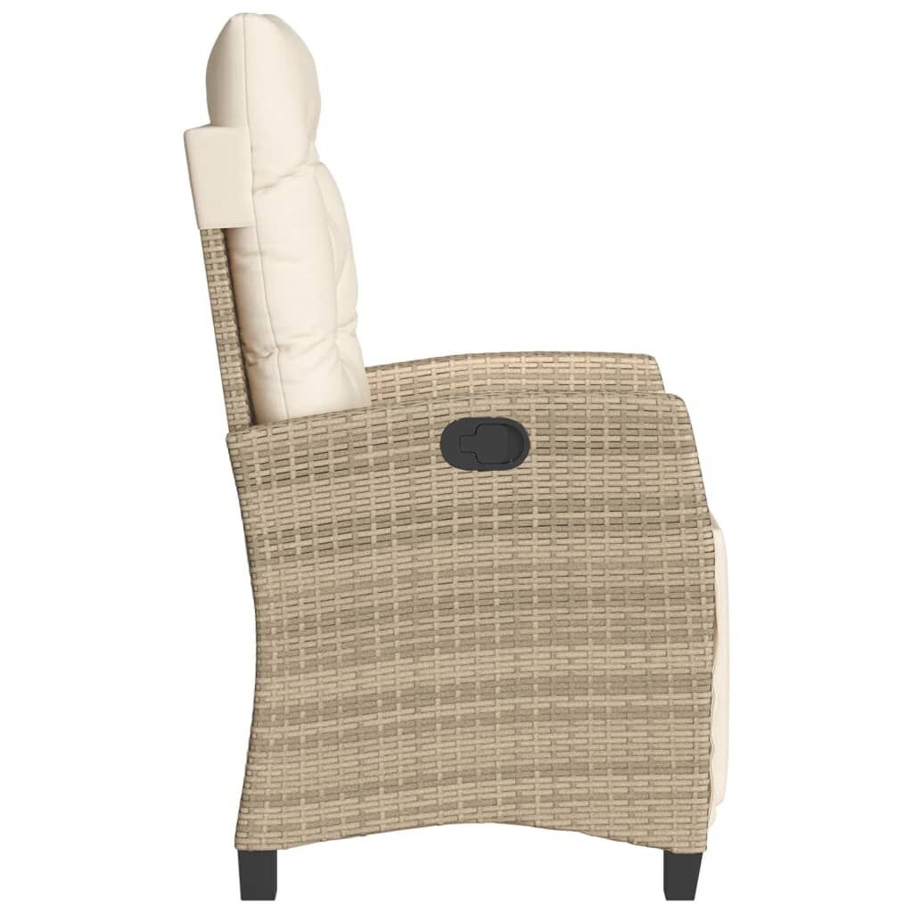 VidaXL Tuinstoel Verstelbaar Beige - 35% Korting!