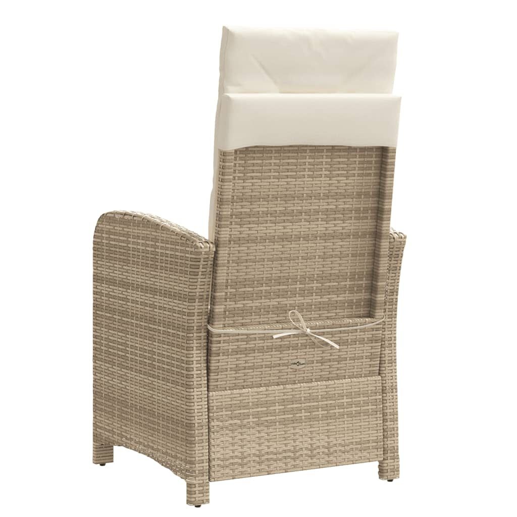 VidaXL Tuinstoel Verstelbaar Beige - 35% Korting!