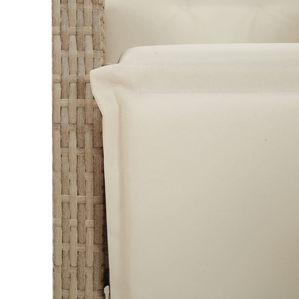 VidaXL Tuinstoel Verstelbaar Beige - 35% Korting!