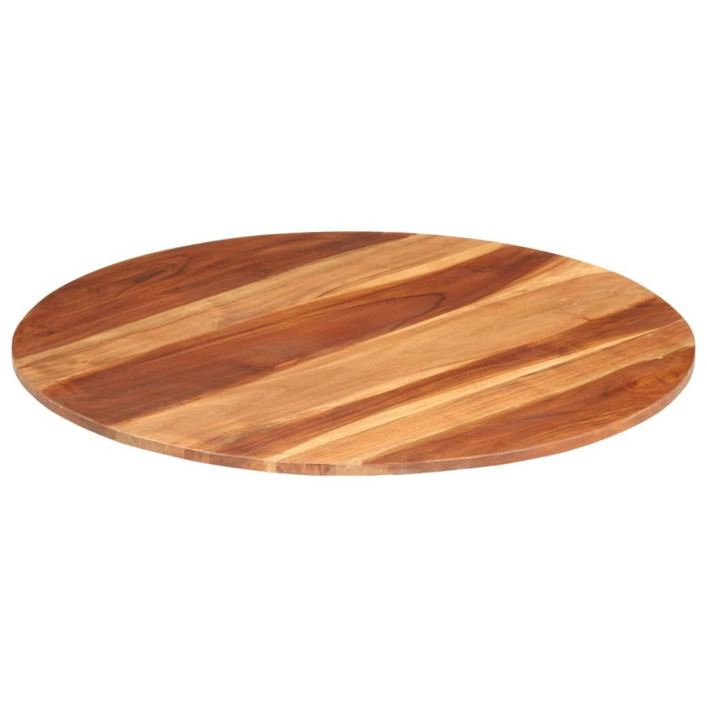 Acaciahouten Tafelblad Ø80cm - Nu 35% Korting!