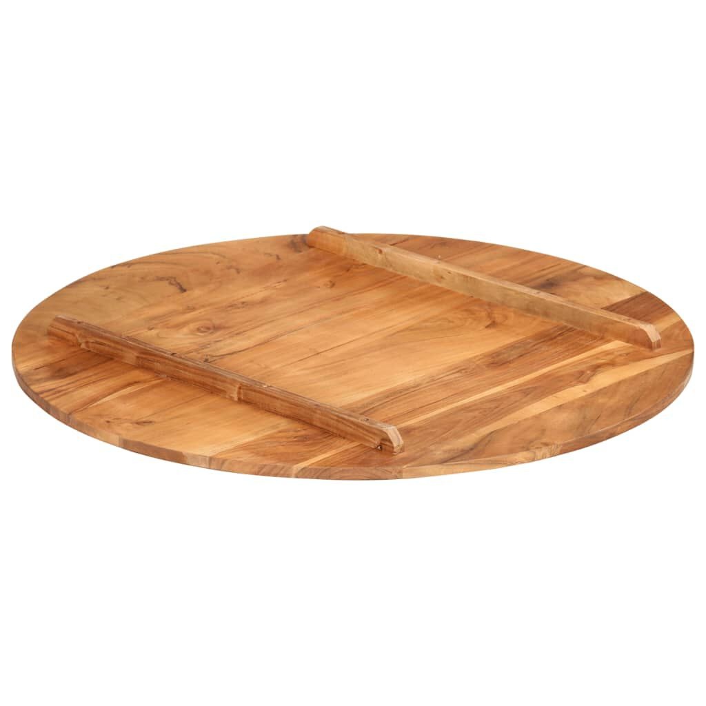 Acaciahouten Tafelblad Ø80cm - Nu 35% Korting!