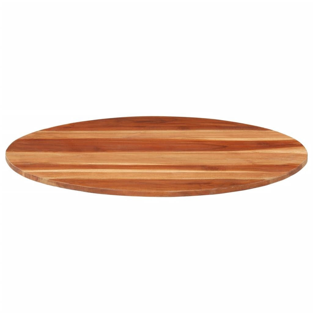 Acaciahouten Tafelblad Ø80cm - Nu 35% Korting!