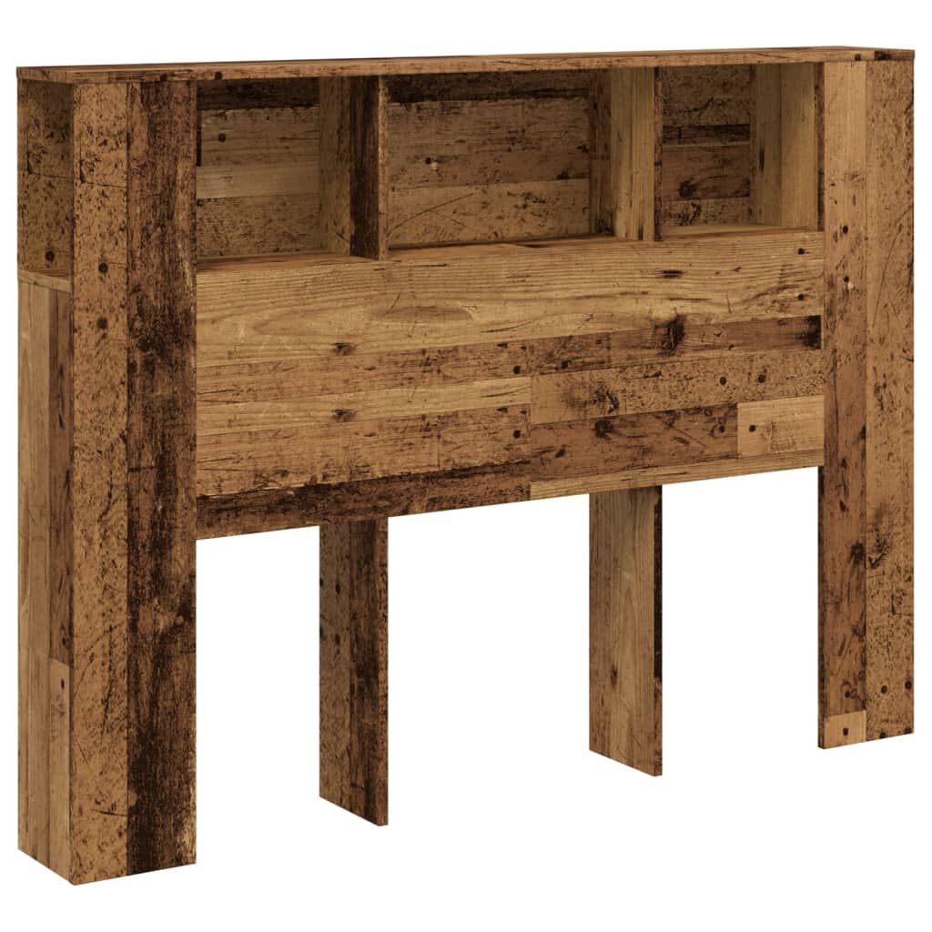 Hoofdbordkast Oud Hout 140cm - 35% Korting!