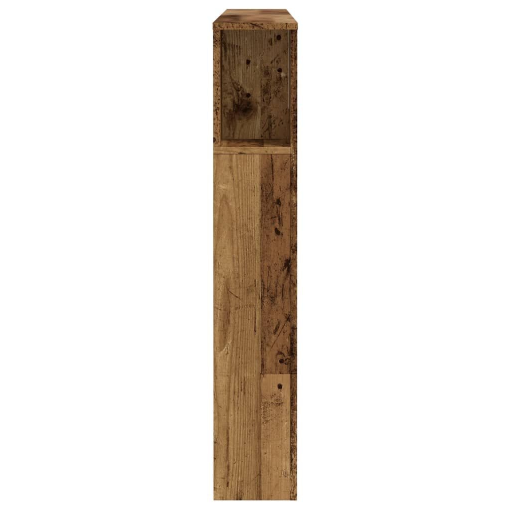 Hoofdbordkast Oud Hout 140cm - 35% Korting!