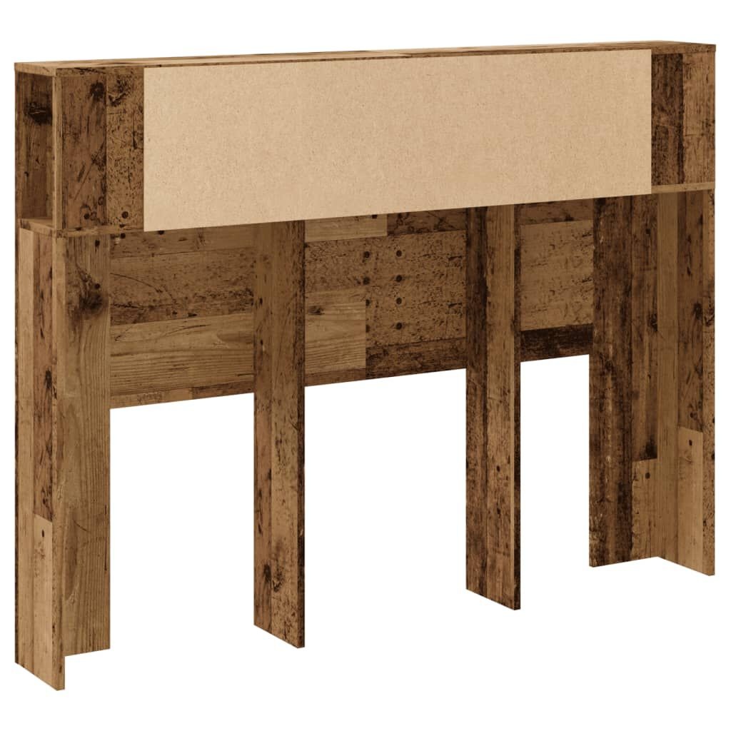 Hoofdbordkast Oud Hout 140cm - 35% Korting!