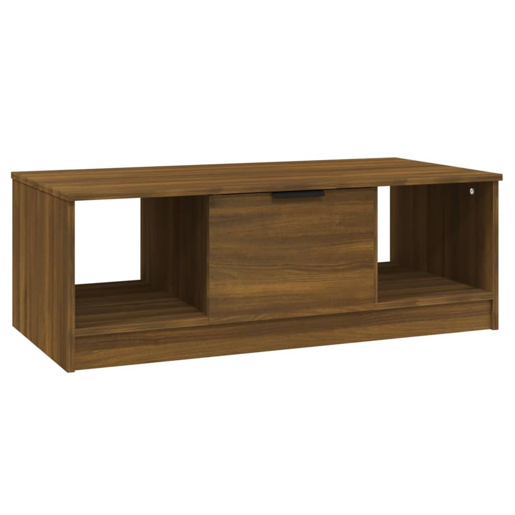 Salontafel Bruin Eiken 102cm - 35% Korting!