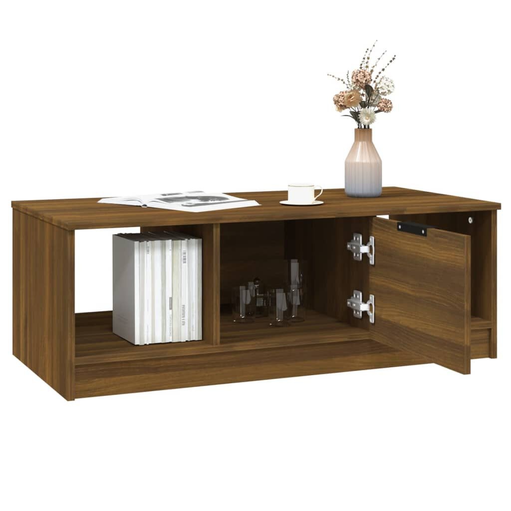 Salontafel Bruin Eiken 102cm - 35% Korting!