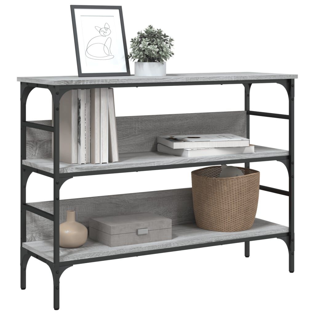 Wandtafel Grijs Sonoma Eiken 100cm - 35% Korting!