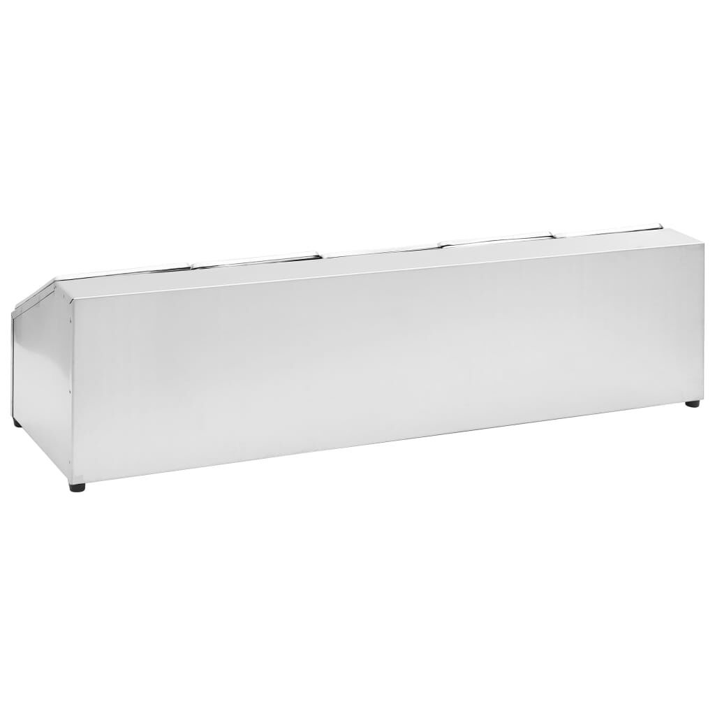 VidaXL GN Bakkenhouder RVS met 5 Bakken -35% Korting!
