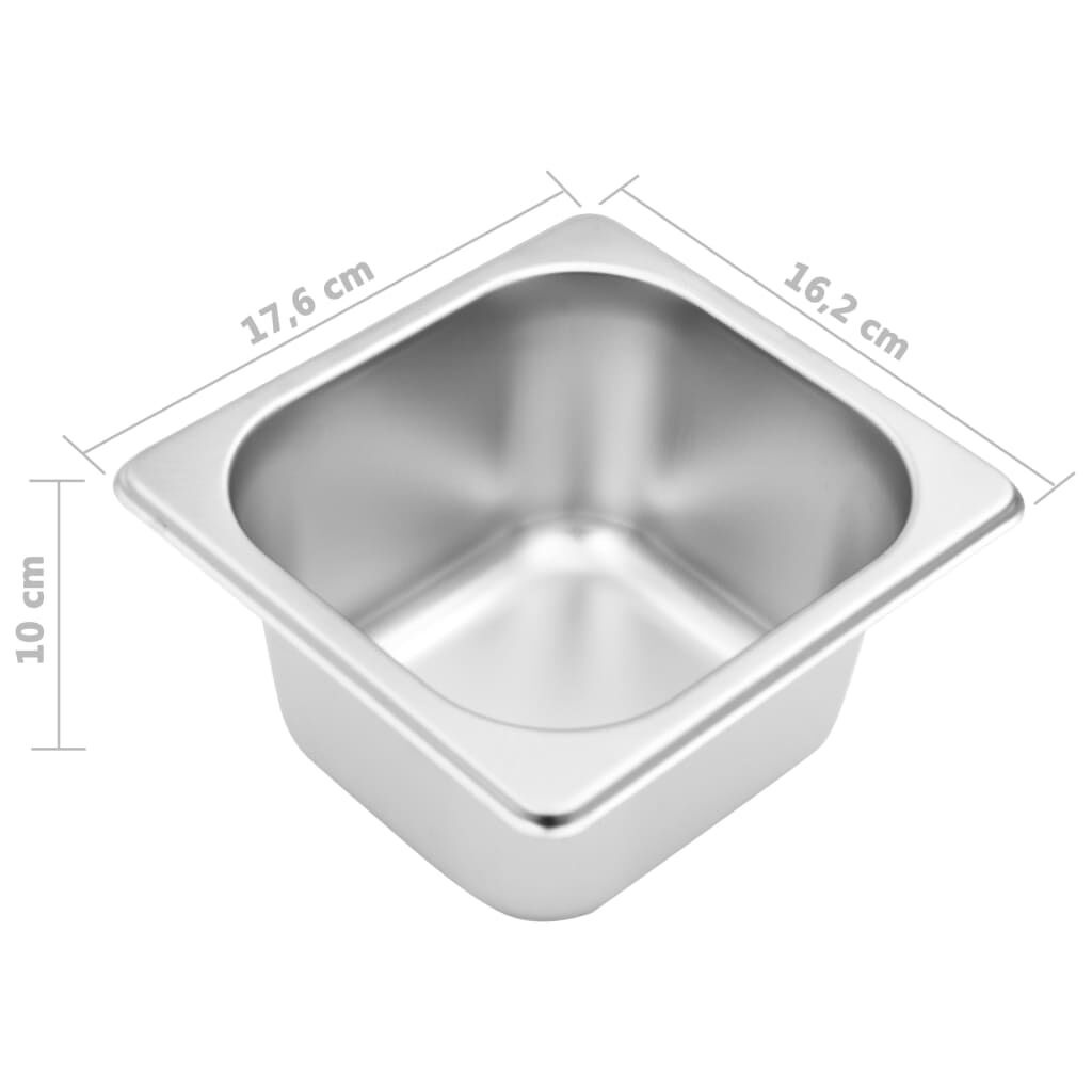 VidaXL GN Bakkenhouder RVS met 5 Bakken -35% Korting!