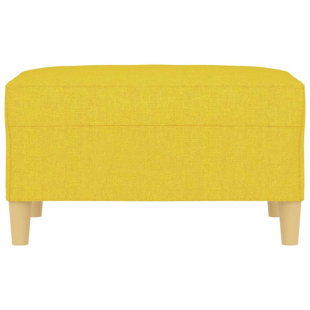 vidaXL Voetenbank Lichtgeel - 70x55x41cm - 35% Korting!