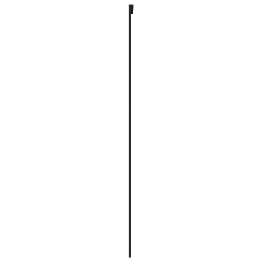 Schuifdeur 102,5x205cm Zwart Glas - 45% Korting!