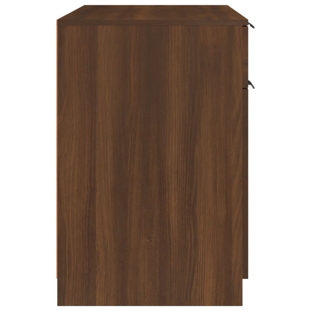 vidaXL Bureau Bruin Eiken 100x50cm - Nieuwstaat - 35% Korting!