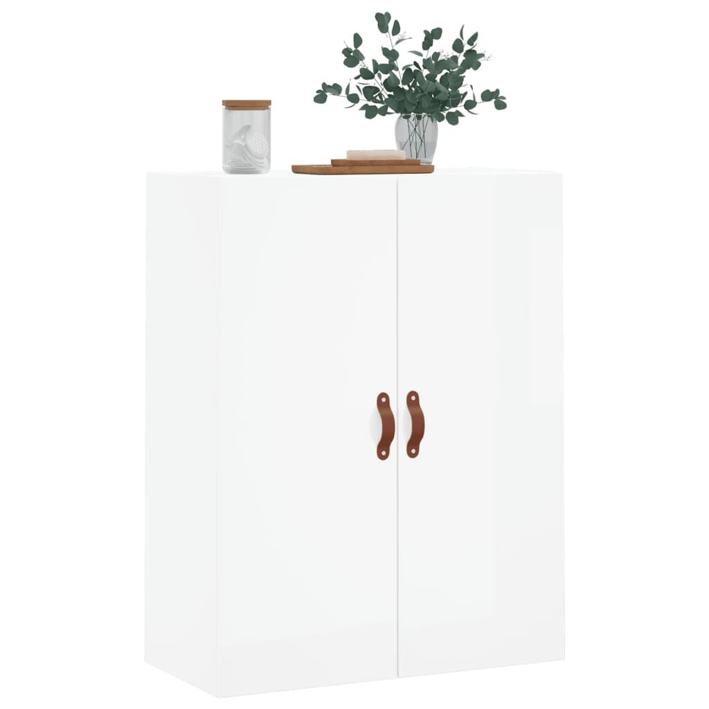 vidaXL Wandkast Hoogglans Wit - 69,5cm - 35% Korting!