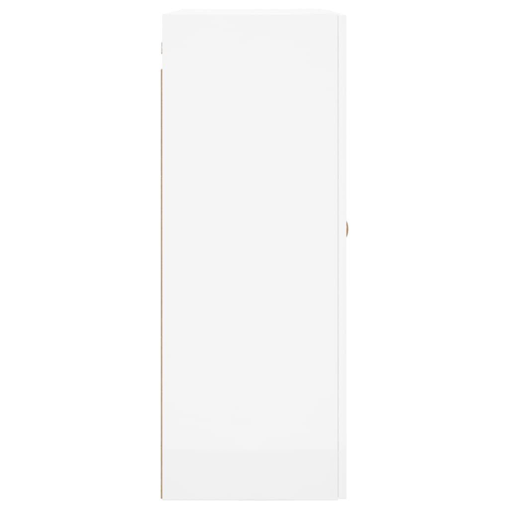 vidaXL Wandkast Hoogglans Wit - 69,5cm - 35% Korting!