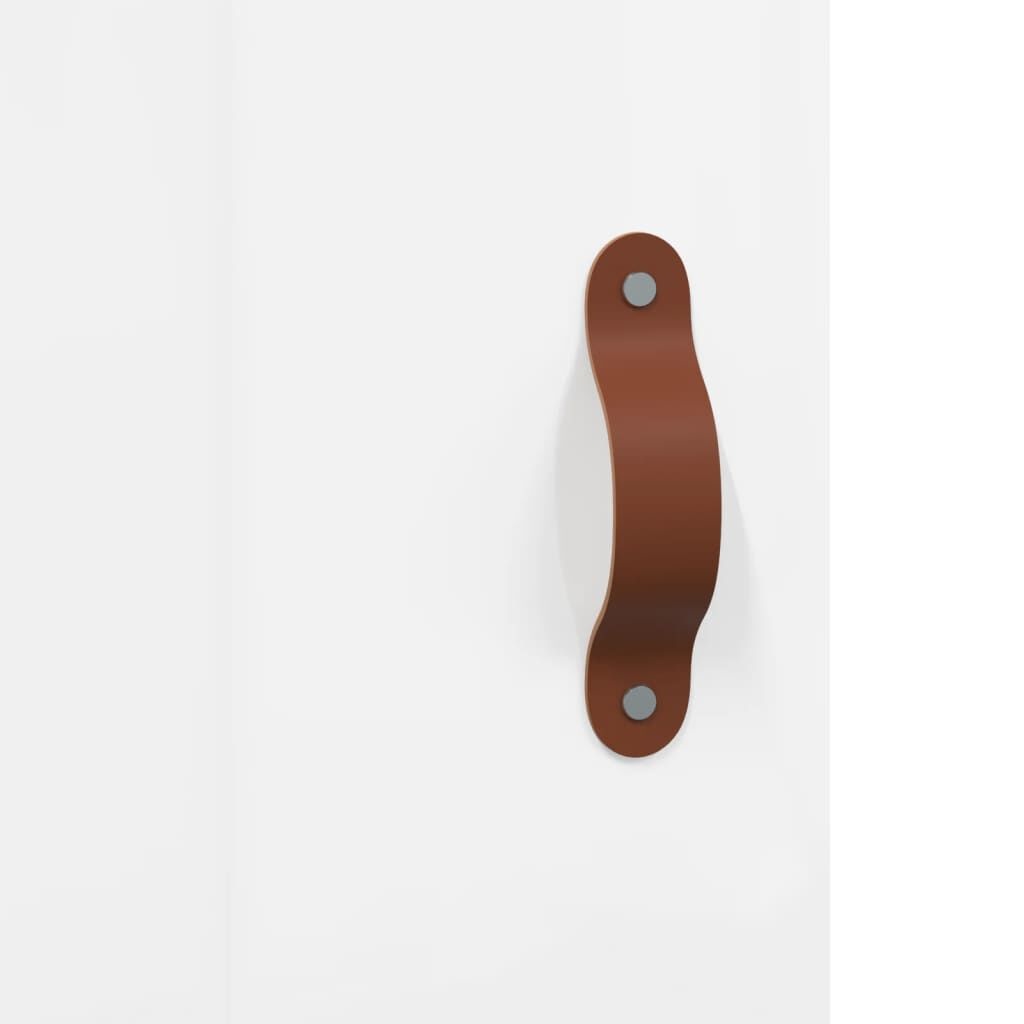 vidaXL Wandkast Hoogglans Wit - 69,5cm - 35% Korting!