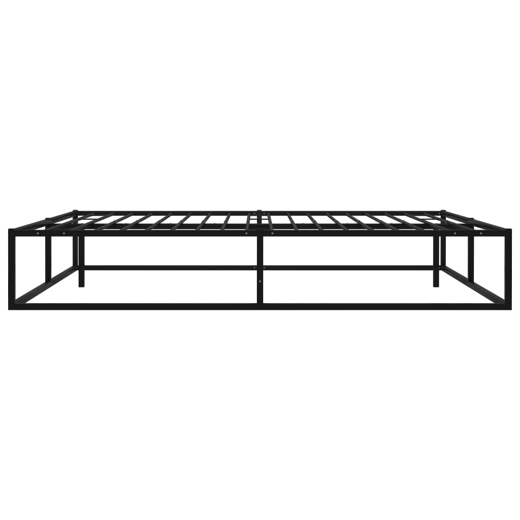 VidaXL Bedframe 160x200 Zwart Metaal - 35% Korting!