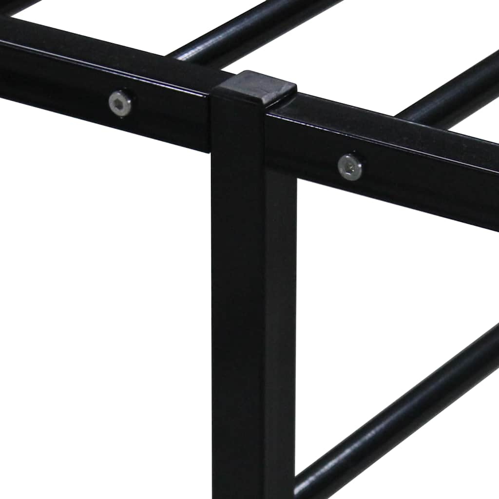VidaXL Bedframe 160x200 Zwart Metaal - 35% Korting!