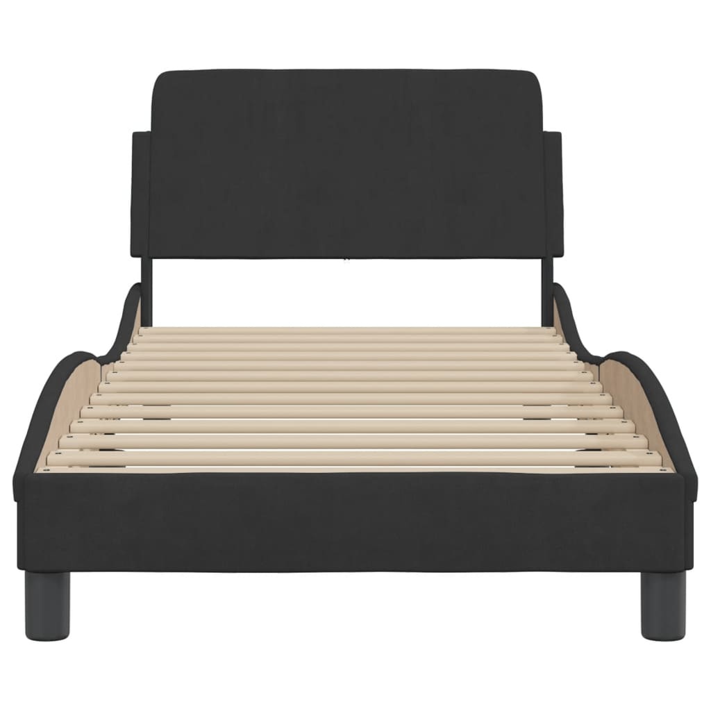 VidaXL Bedframe 90x200 cm Zwart Fluweel - 41% Korting!