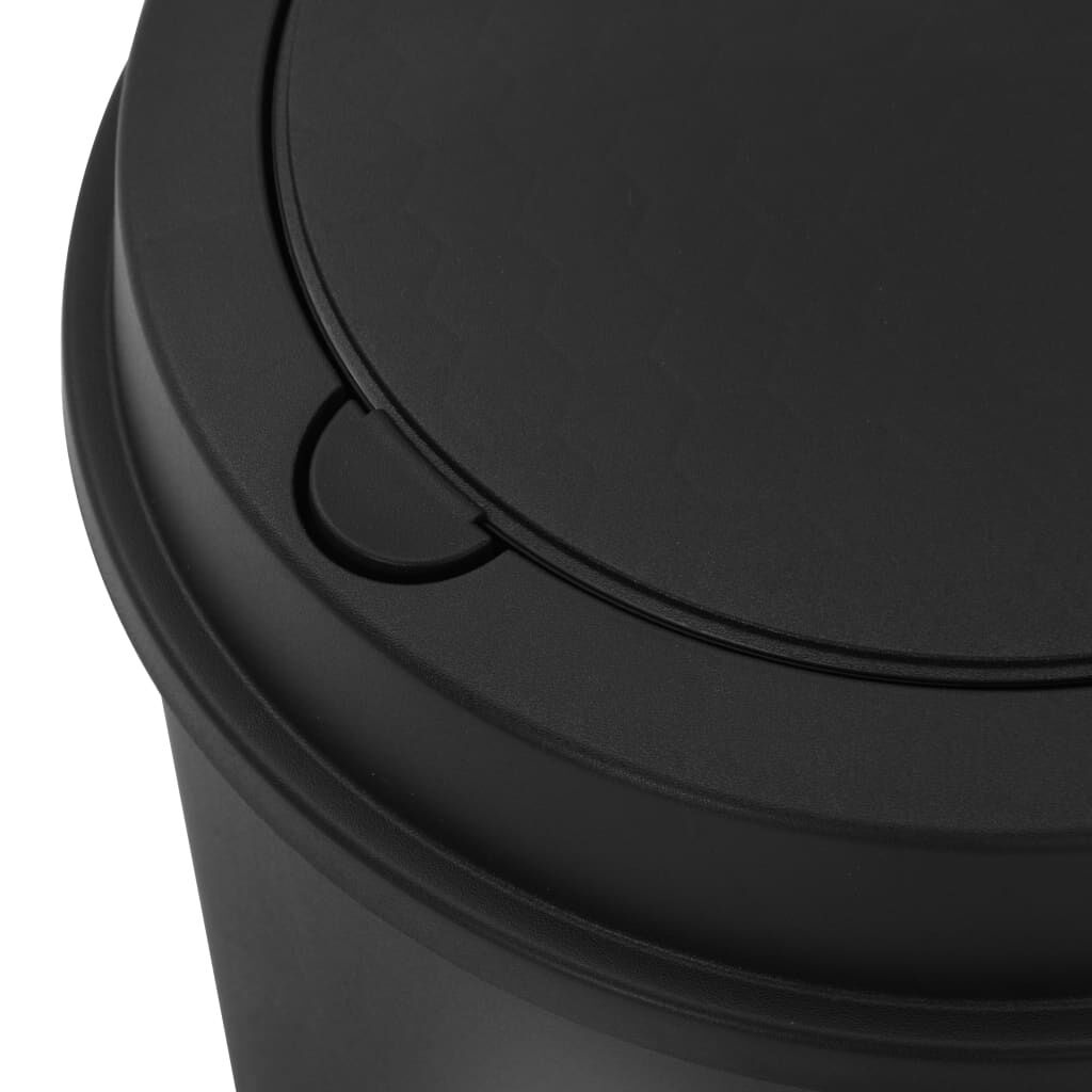 VidaXL Dubbele Prullenbak 50L Zwart - 35% Korting!