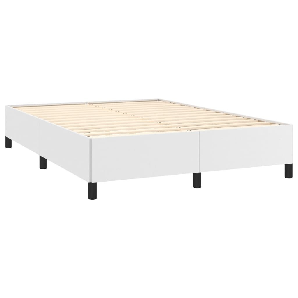 vidaXL Bedframe Wit 140x190cm - NU 55% Korting!