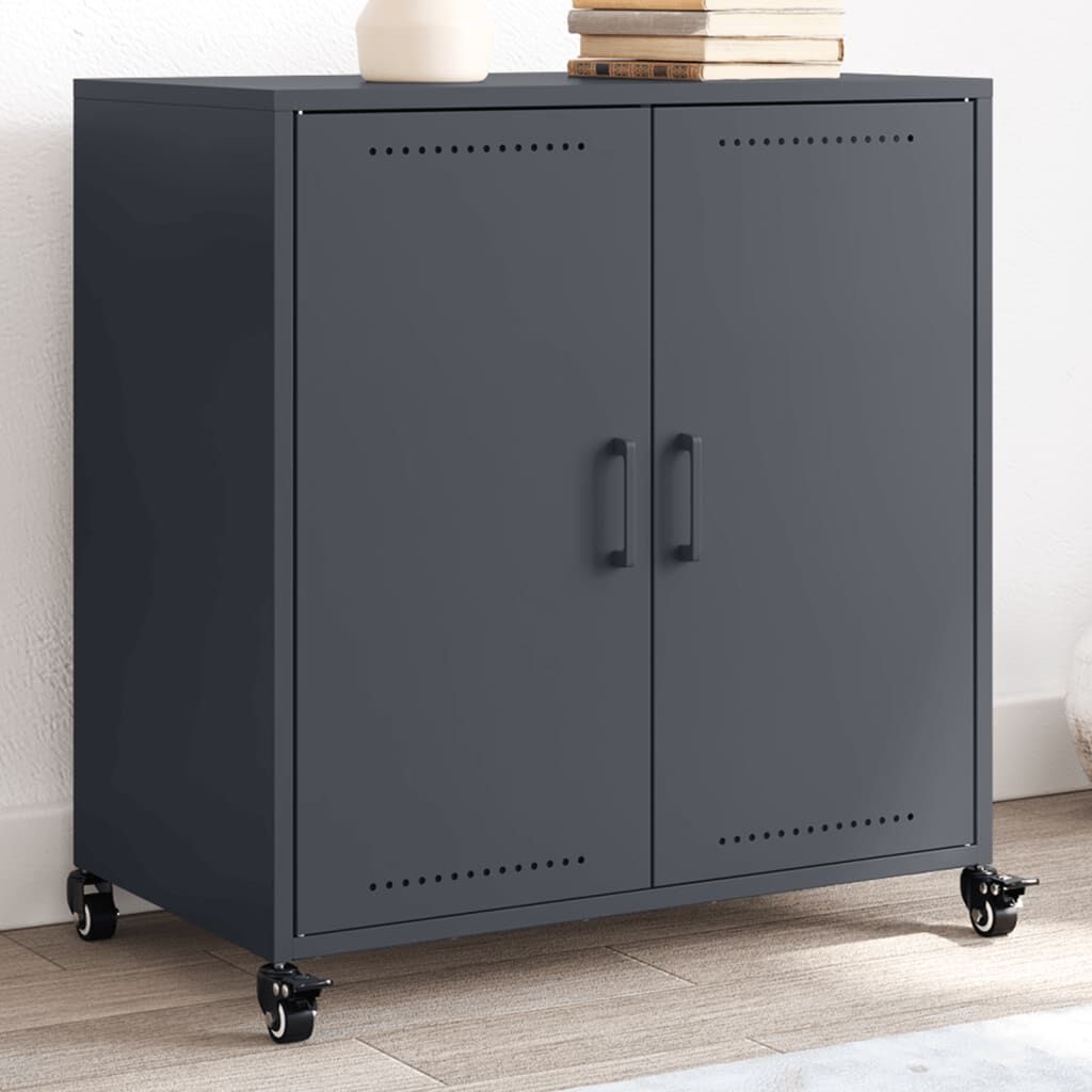 vidaXL Dressoir Antraciet - 68cm - 35% Korting! (Ongeopend)