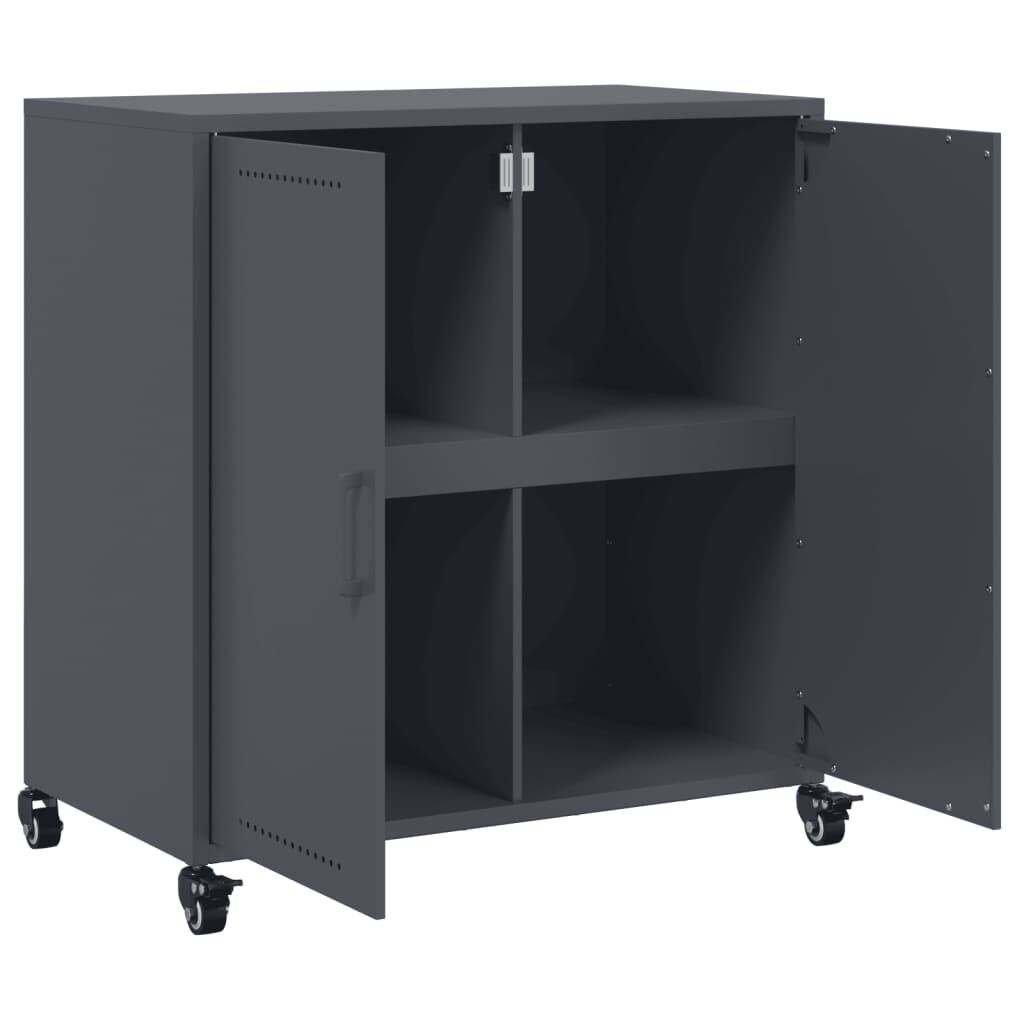 vidaXL Dressoir Antraciet - 68cm - 35% Korting! (Ongeopend)