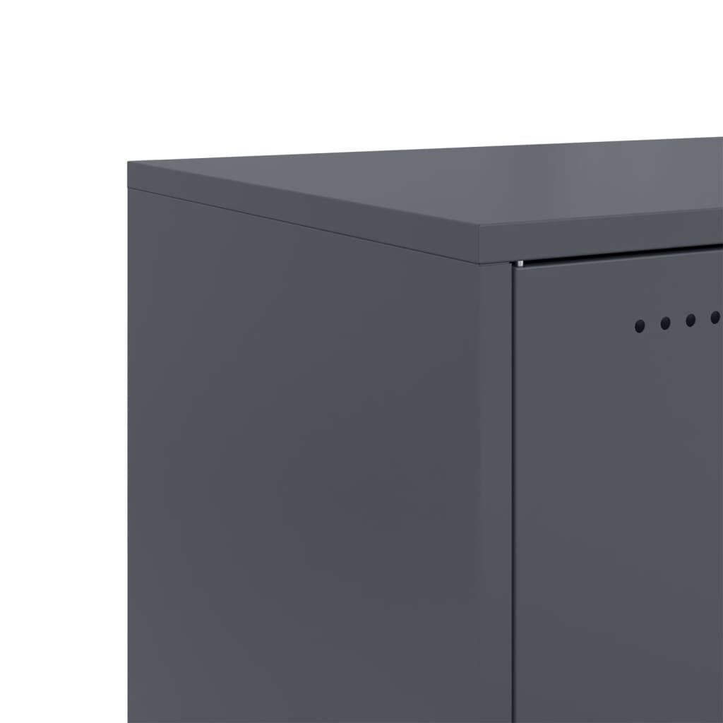 vidaXL Dressoir Antraciet - 68cm - 35% Korting! (Ongeopend)