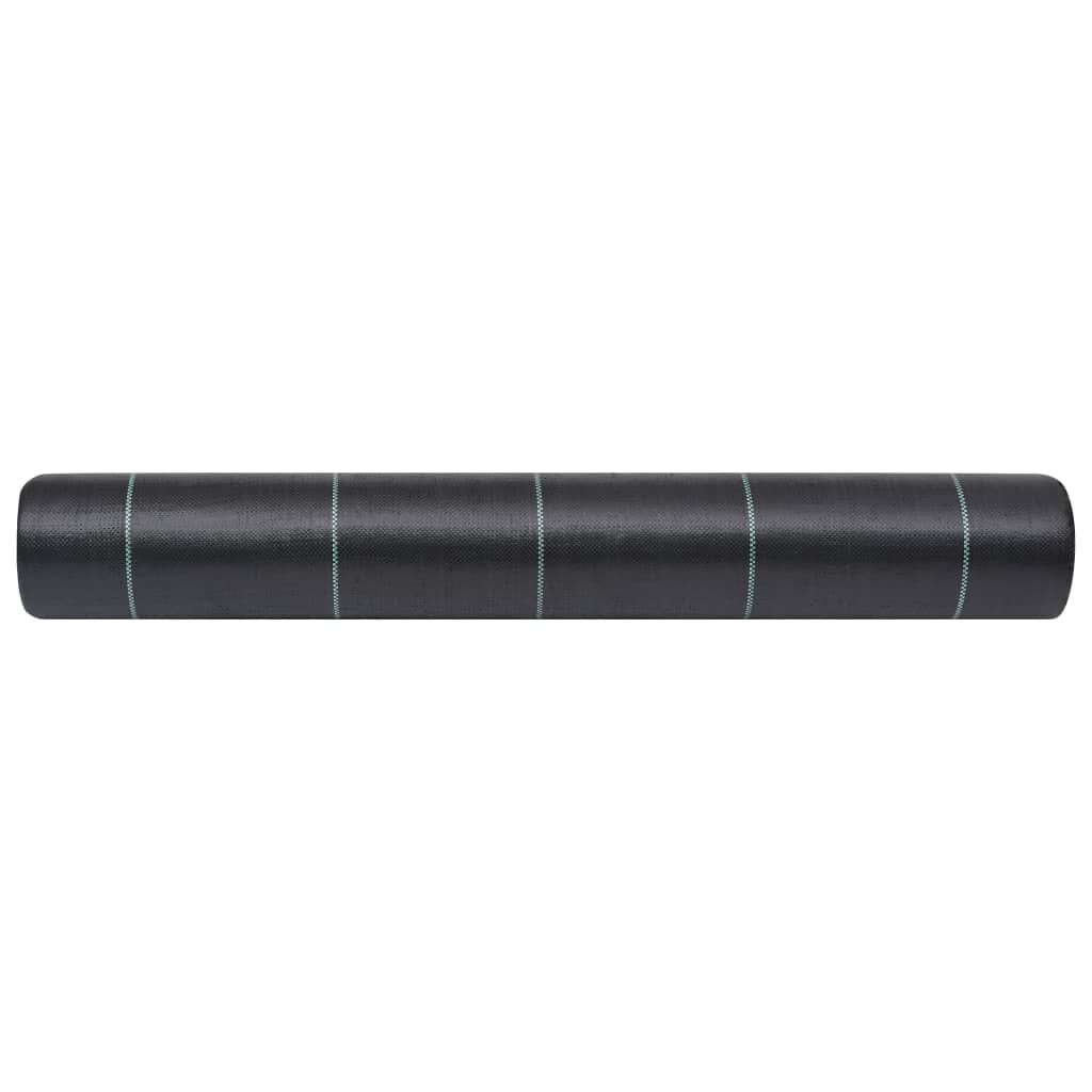 Worteldoek 1x100m Zwart - 35% Korting! (Beschadigde Verpakking)