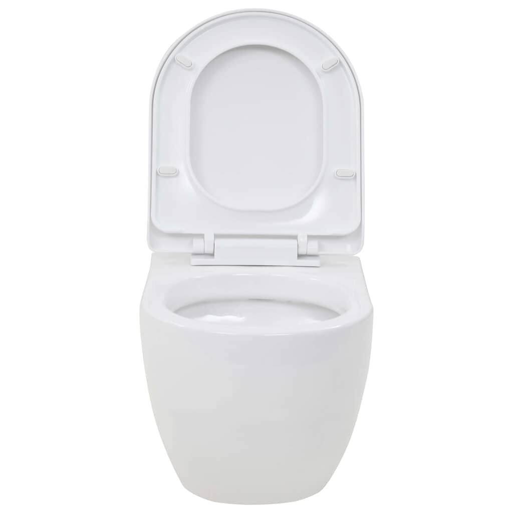 vidaXL Wandtoilet Wit met Softclose - 35% Korting!
