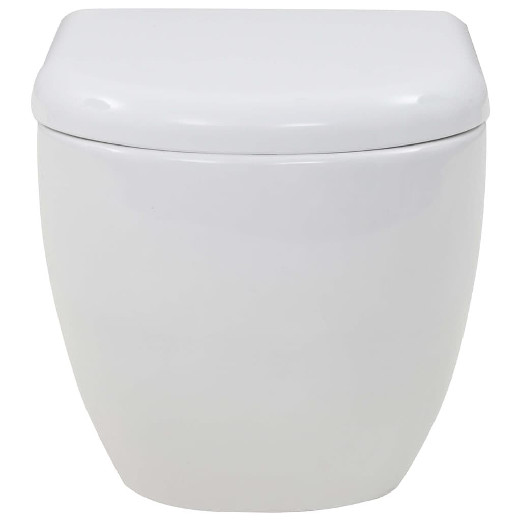 vidaXL Wandtoilet Wit met Softclose - 35% Korting!