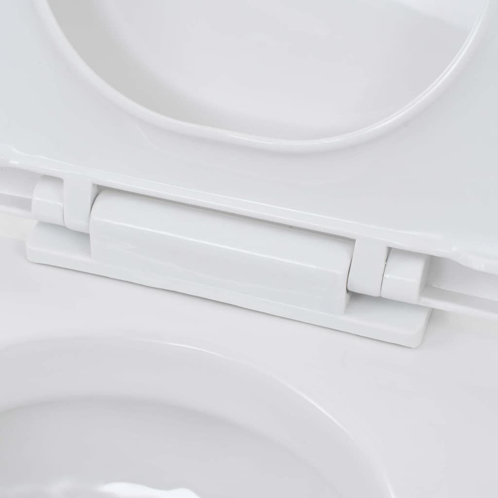 vidaXL Wandtoilet Wit met Softclose - 35% Korting!