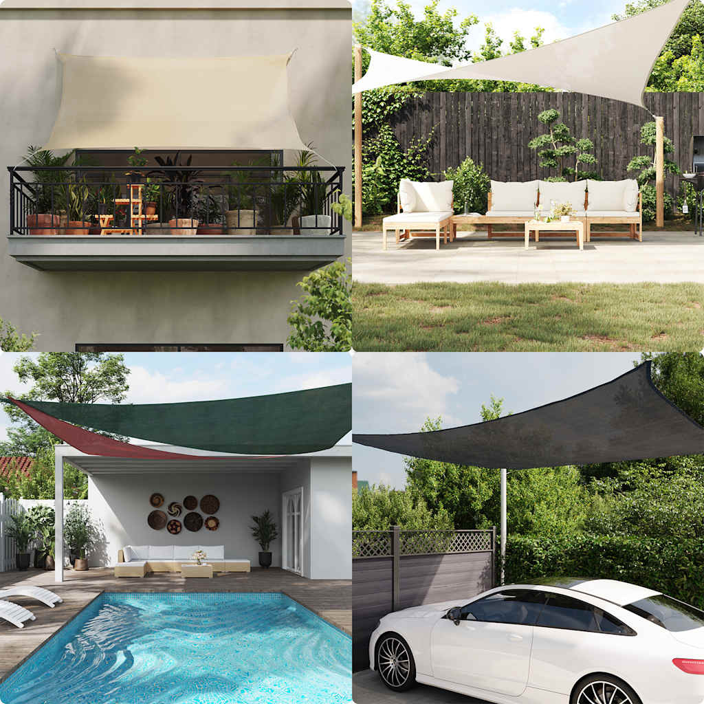 Zonnezeil 3x4m Taupe - 35% Korting! (Retour)
