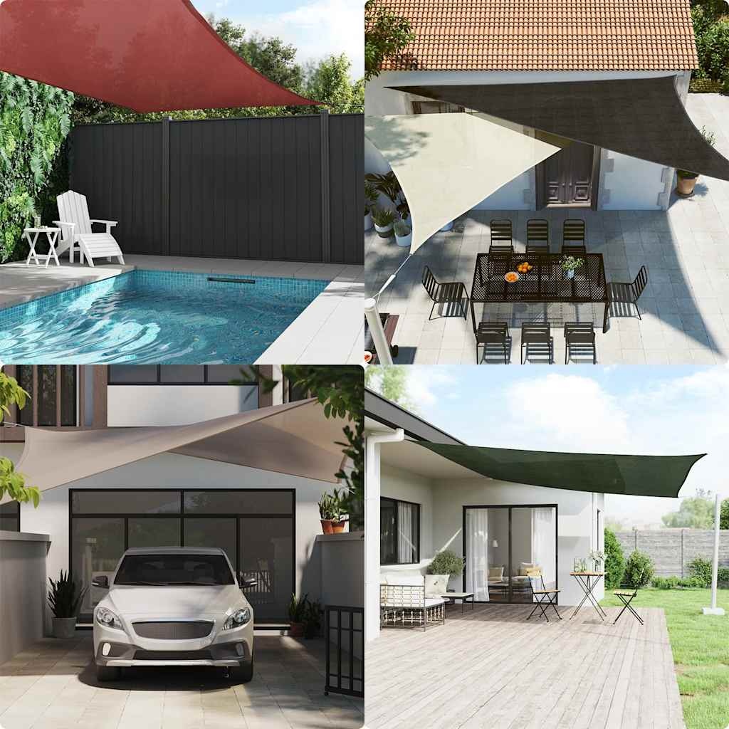 Zonnezeil 3x4m Taupe - 35% Korting! (Retour)