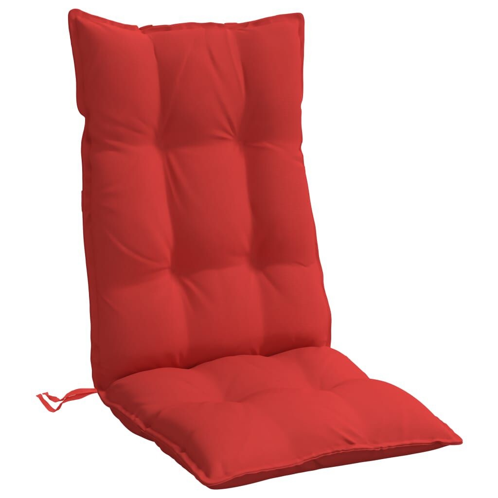 vidaXL Stoelkussens Hoge Rug Rood (6 st) -35% Korting!
