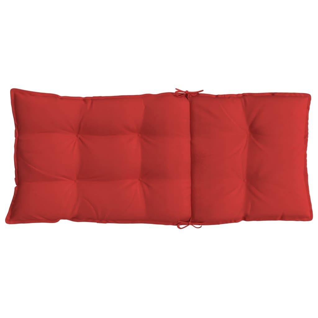 vidaXL Stoelkussens Hoge Rug Rood (6 st) -35% Korting!