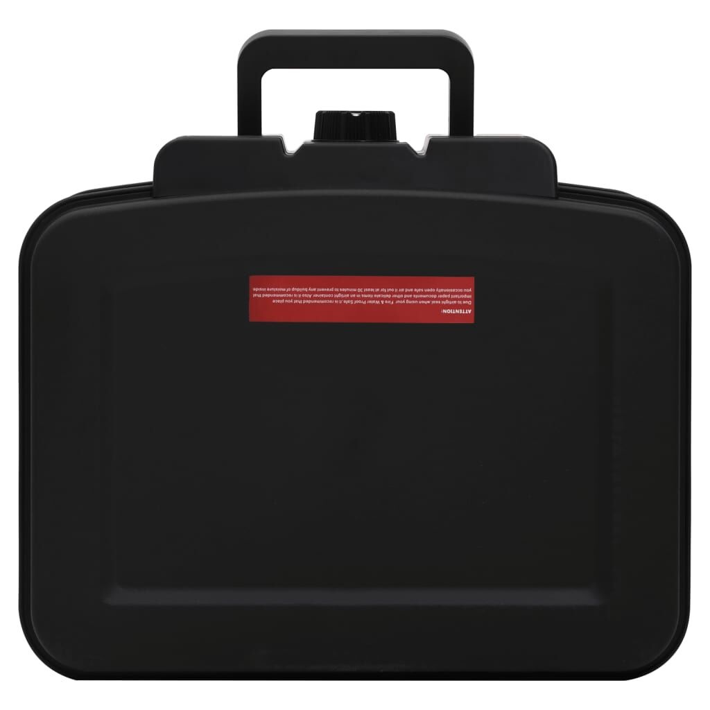 vidaXL Kluis Zwart 38cm - Brand- & Waterdicht! -35% Korting!