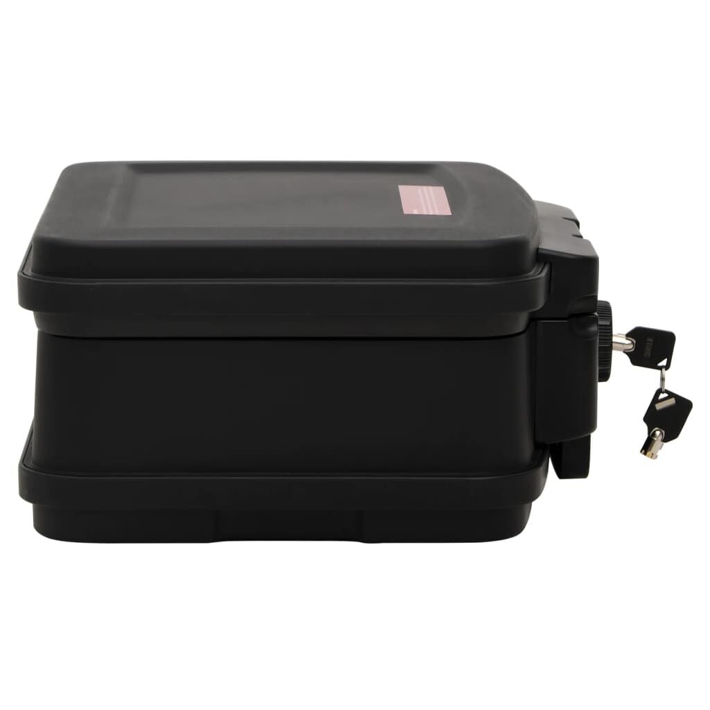 vidaXL Kluis Zwart 38cm - Brand- & Waterdicht! -35% Korting!