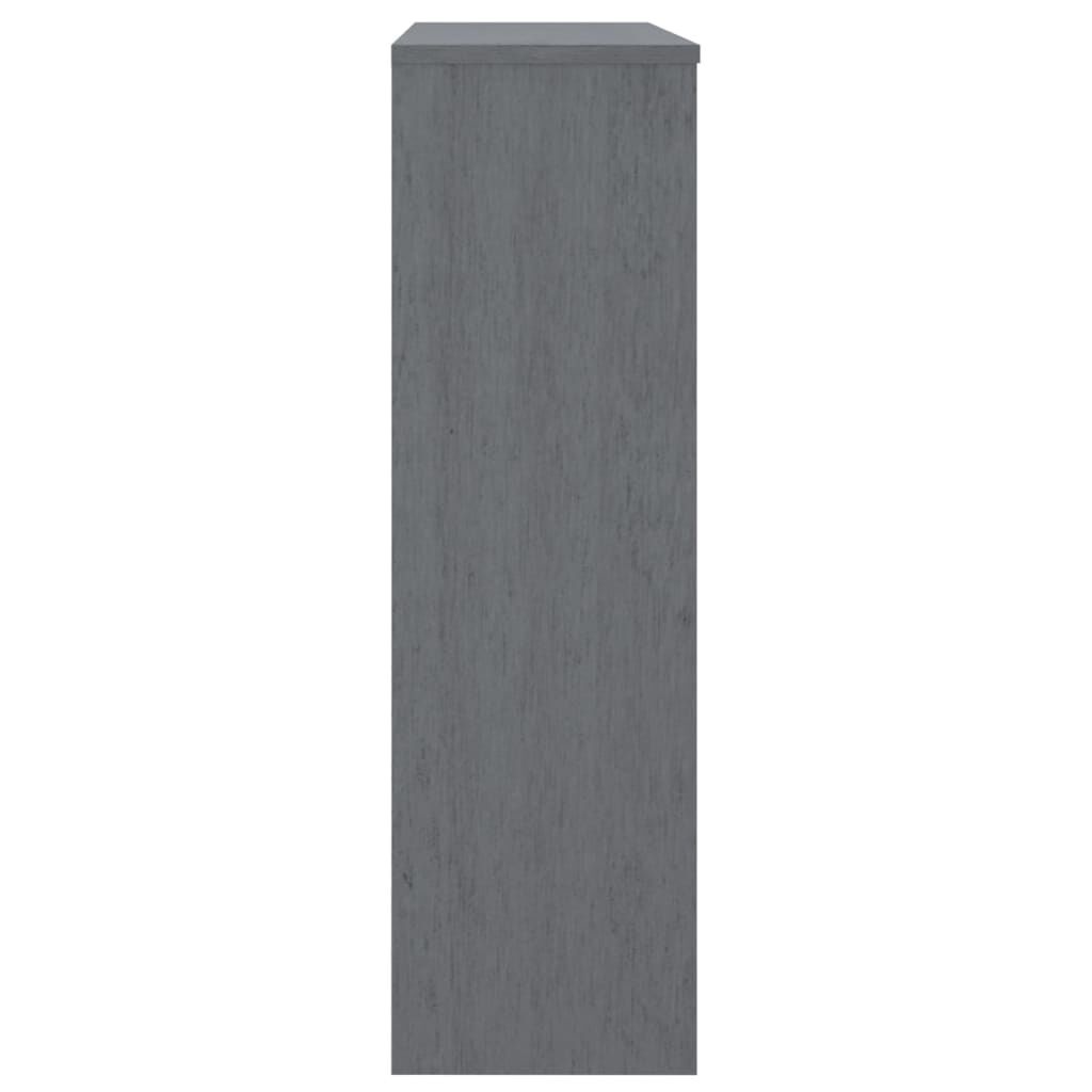 vidaXL Opzetkast HAMAR Donkergrijs - 90cm - 35% Korting!