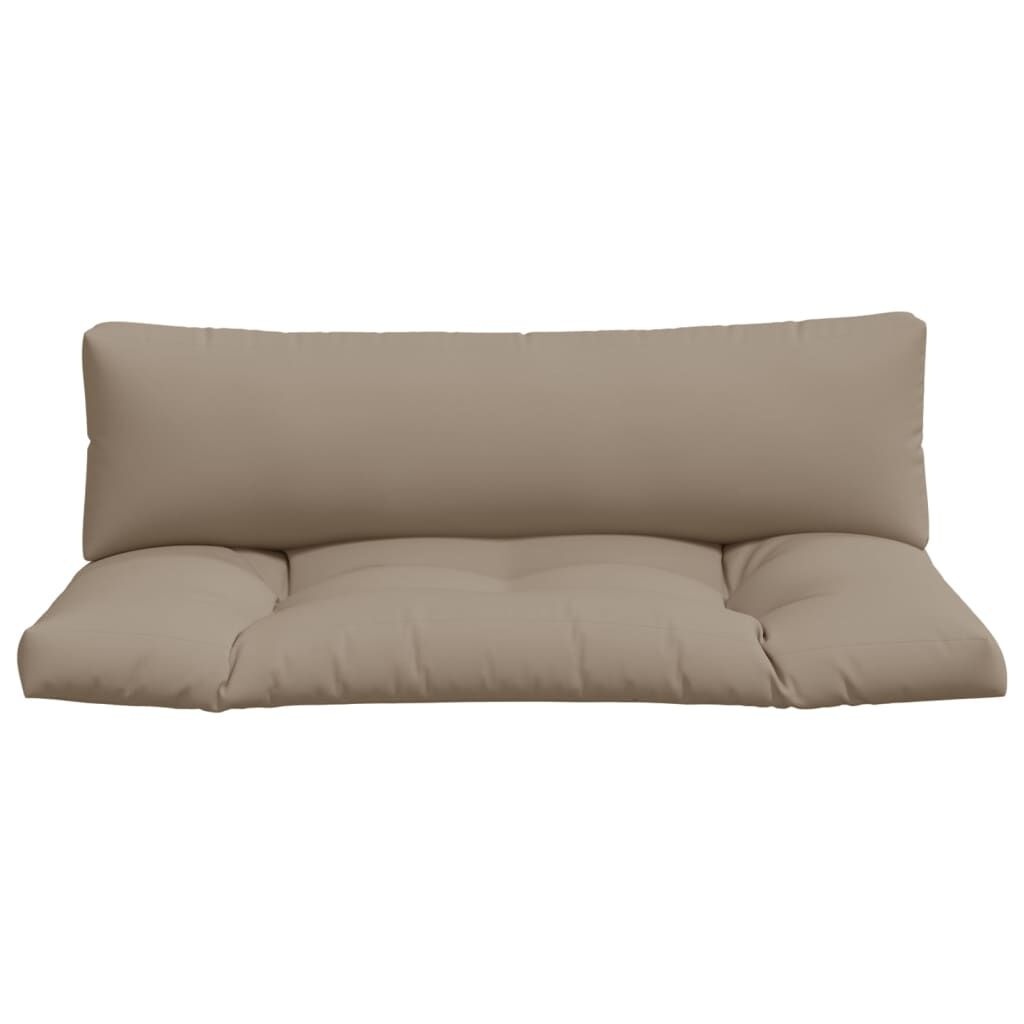 VidaXL Palletkussens (2 st) Taupe - 35% Korting! Z.G.A.N.