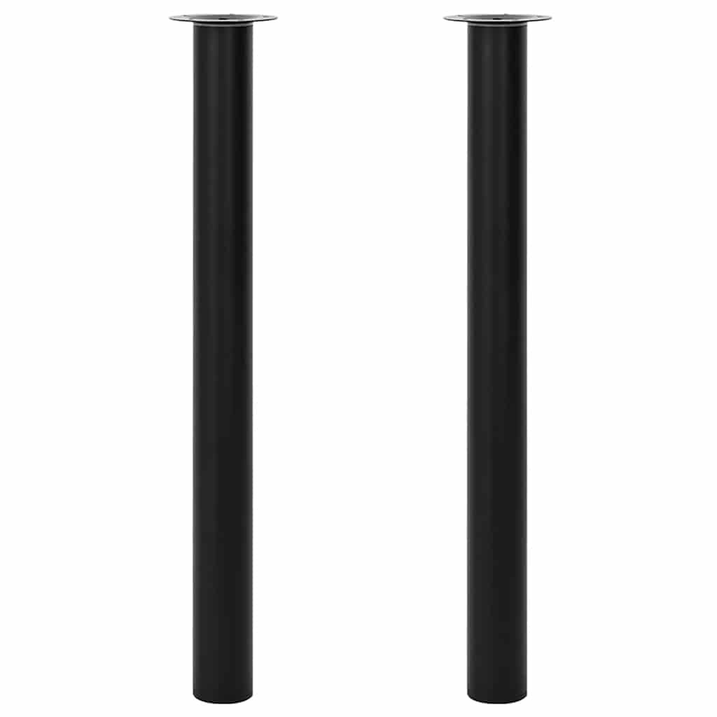 vidaXL Tafelpoten Telescopisch Zwart (71-110cm) - 35% Korting!