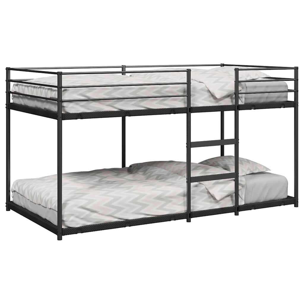 Stapelbed Zwart 107x203 cm - 55% Korting! Ruimtebesparend