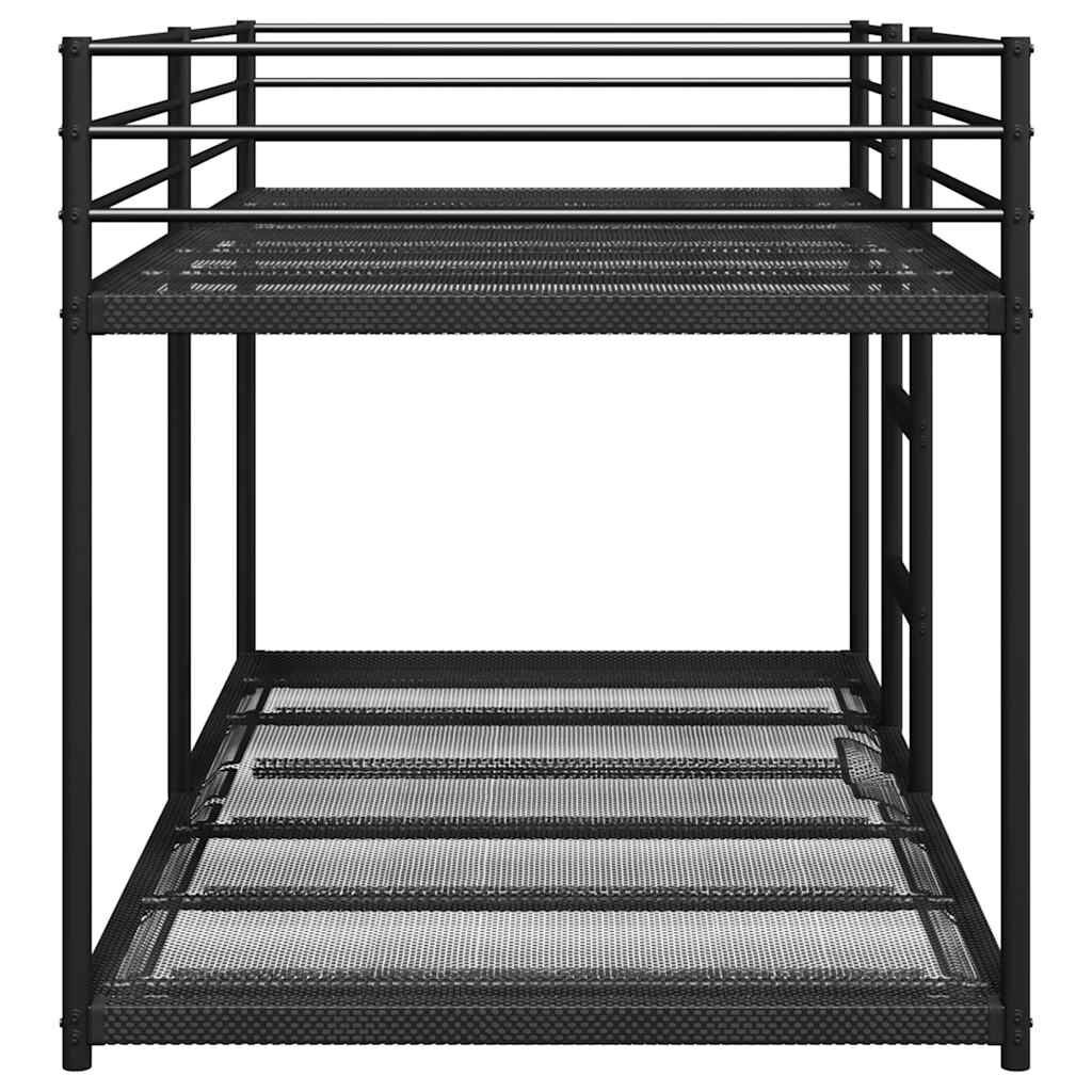 Stapelbed Zwart 107x203 cm - 55% Korting! Ruimtebesparend