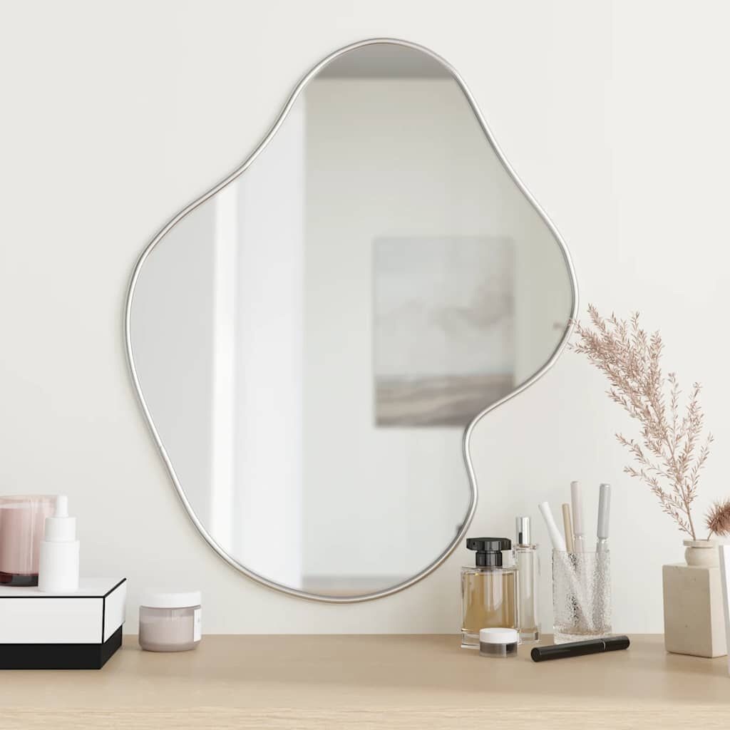 vidaXL Wandspiegel 60x50 cm Zilver - 35% Korting!