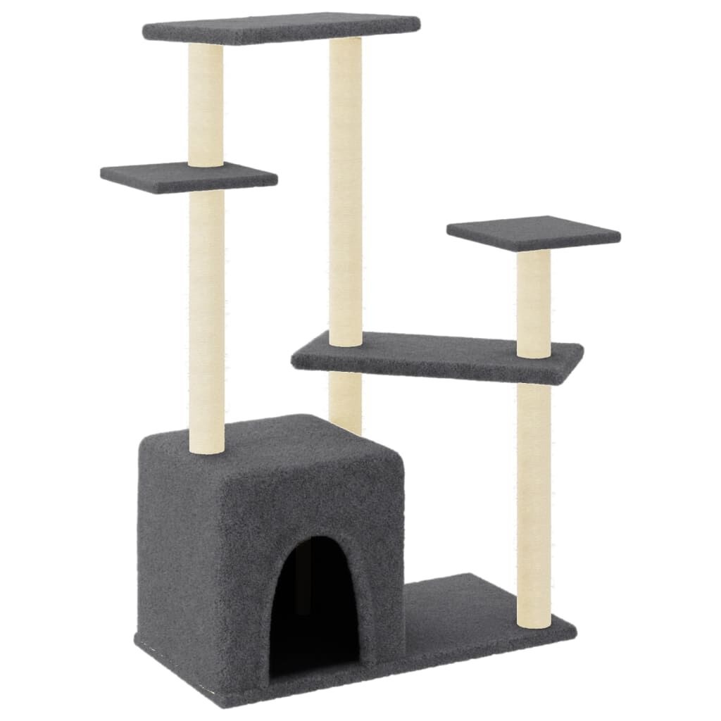 Kattenmeubel met Krabpalen - Donkergrijs - 35% Korting!