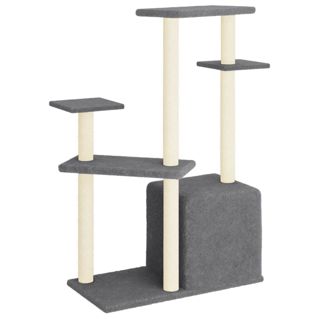 Kattenmeubel met Krabpalen - Donkergrijs - 35% Korting!