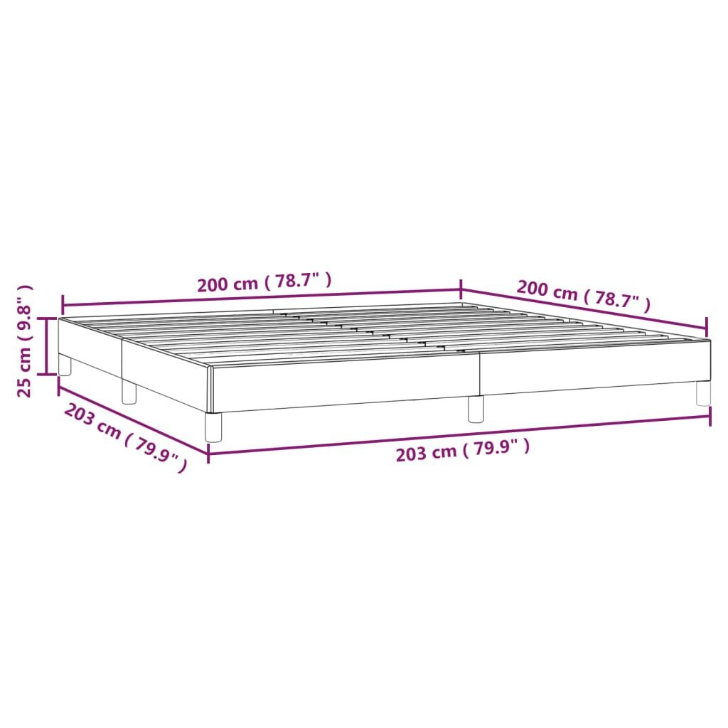 Lichtgrijs Bedframe 200x200 cm - 35% Korting!