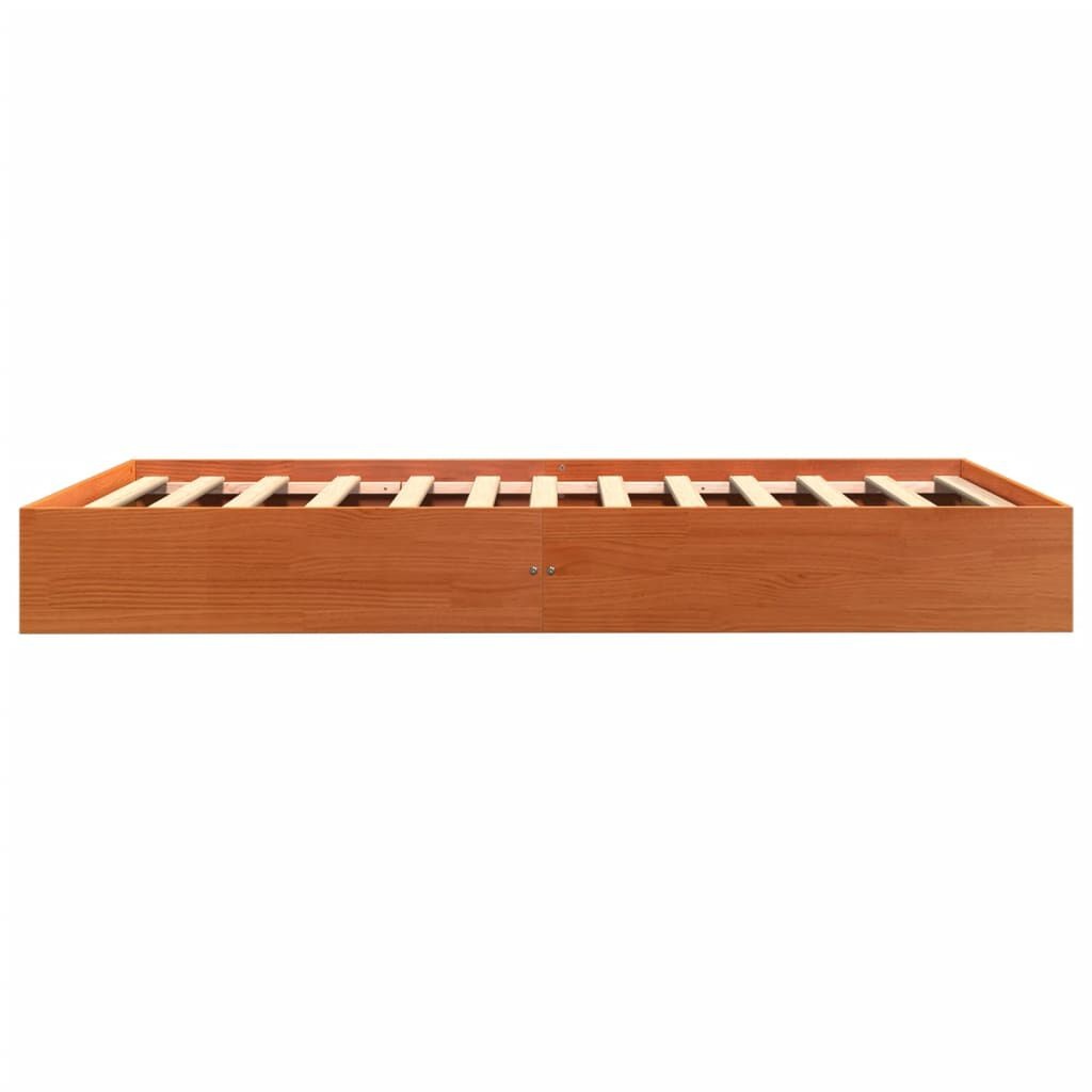 Grenen Bedframe 90x190cm Wasbruin - Zo Goed Als Nieuw! -53%