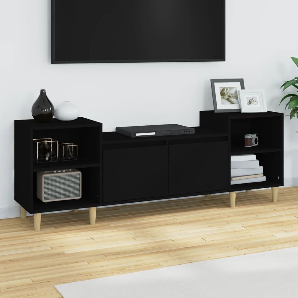 vidaXL TV Meubel Zwart 160cm - 35% Korting! Zo Goed Als Nieuw