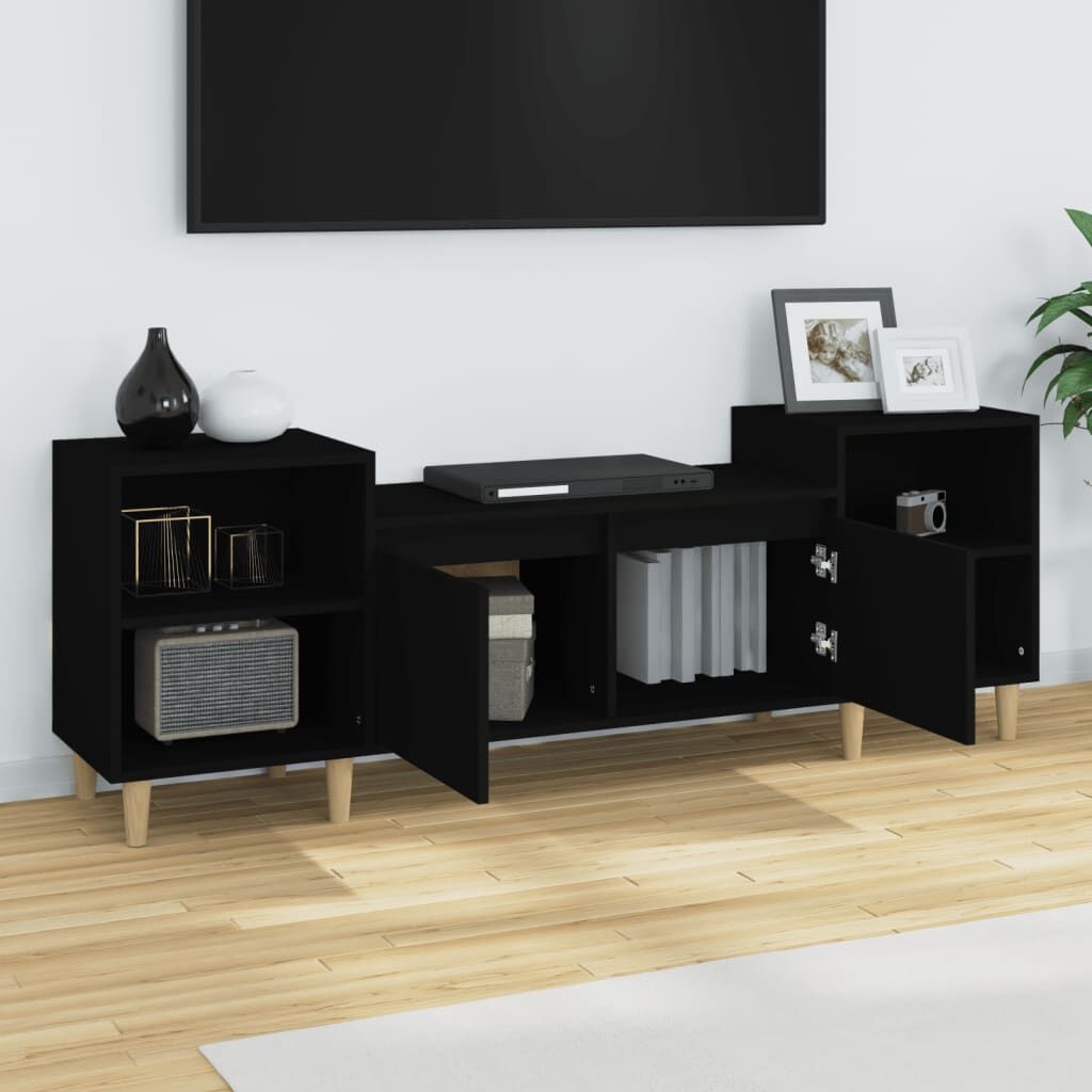 vidaXL TV Meubel Zwart 160cm - 35% Korting! Zo Goed Als Nieuw